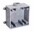 Topaz Lighting Schedule 40 PVC Double FSE Type Conduit Box