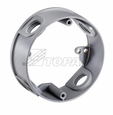 Topaz Lighting 4" Round 4-Hole Extension Ring, Copper-Free Aluminum