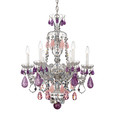 Schonbek SCH-5535 Hamilton Rock Crystal 6 Light 22in x 29.5in Chandelier