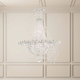 Schonbek SCH-CM8326N Chrysalita 6 Light 25in x 33in Chandelier