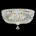 Schonbek SCH-5893 Petit Crystal Deluxe 5 Light 14in x 8in Flush Mount