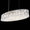 Schonbek SCH-6680 Plaza 24 Light 48in x 7in Linear Oval Pendant