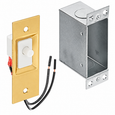 Topaz Lighting Pressure Sensitive Door & Canopy Switch, 10A, Bronze-Coated Steel Plate