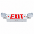 Topaz Lighting LED Red Exit & Emergency Combo Unit, Remote Capable, 120/277V