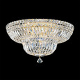 Schonbek SCH-5894 Petit Crystal Deluxe 9 Light 18in x 10in Flush Mount