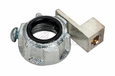 Topaz Lighting Malleable Iron Insulated Grounding Bushing with Aluminum Lay-In Lug