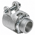 Topaz Lighting 101-103 Straight Squeeze-Type BX-Flex Connector, Zinc Die-Cast