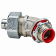 Topaz Lighting 231S-231S 45° Liquidtight Connector with Insulated Throat, Malleable Iron