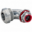 Topaz Lighting 231S-231S 45° Liquidtight Connector with Insulated Throat, Malleable Iron