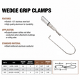 Topaz Lighting 126 Steel I-Beam C Clamp, 3/8"-16 Thread, 3/4" Jaw Opening