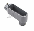 Topaz Lighting Aluminum EMT Set-Screw Conduit Body with Cover & Gasket