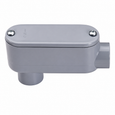 Topaz Lighting 1141-1142 Schedule 40 PVC Conduit Body with Junction Box