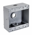 Topaz Lighting Weatherproof Double Gang Box