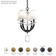 Schonbek SCH-MA1004N Emilea 4 Light 6in x 23.5in Chandelier