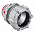 Topaz Lighting 261MIRT Raintight Compression Connector, Malleable Iron, Insulated Throat