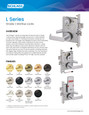 Schlage L0172 - Double Dummy Trim, ACC Lever - Grade 1 Mortise Non-Keyed Lever Lock