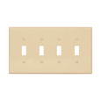 Cooper Wiring Devices Mid-Size Toggle Switch Wallplate, Polycarbonate