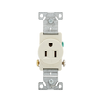 Cooper Wiring Devices Single Three-Phase Power Receptacle, Brass