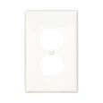 Cooper Wiring Devices Mid-Size Duplex Receptacle Wallplate, Polycarbonate
