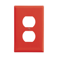 Cooper Wiring Devices Mid-Size Duplex Receptacle Wallplate, Polycarbonate