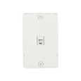 Cooper Wiring Devices TPE Telephone Jack Wallplate, Surface Mount