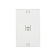 Cooper Wiring Devices TPE Telephone Jack Wallplate, Surface Mount