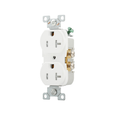 Cooper Wiring Devices Two-Pole Duplex Receptacle, 125V, Brass Contacts