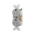 Cooper Wiring Devices Two-Pole Duplex Receptacle, 125V, Brass Contacts