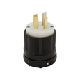 Cooper Wiring Devices Power Plug with Safety Grip, Brass Contacts
