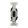 Cooper Wiring Devices Toggle Switch, 120V/15A, Polycarbonate