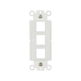 Cooper Wiring Devices Decorator Three-Way Modular Mounting Strap Insert, TPE