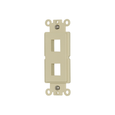 Cooper Wiring Devices Decorator Three-Way Modular Mounting Strap Insert, TPE