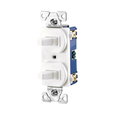 Cooper Wiring Devices Duplex Three-Way Toggle Switch, 15A 120/277V