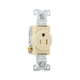Cooper Wiring Devices Single Receptacle, 125V Two-Pole Three-Wire Grounding