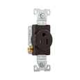 Cooper Wiring Devices Single Receptacle, 125V Two-Pole Three-Wire Grounding