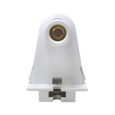 Cooper Wiring Devices Plunger-Type Fluorescent Lampholder, White