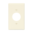 Cooper Wiring Devices Single-Gang Power Outlet Wallplate, Polycarbonate