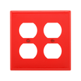 Cooper Wiring Devices Thermoset Duplex Receptacle Wallplate