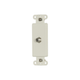 Cooper Wiring Devices Decorator Coaxial Adapter Insert, Thermoplastic