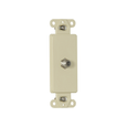 Cooper Wiring Devices Decorator Coaxial Adapter Insert, Thermoplastic