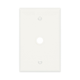 Cooper Wiring Devices Mid-Size Telephone & Coaxial Wallplate, Polycarbonate