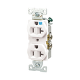 Cooper Wiring Devices Weather Resistant Duplex Receptacle, Nylon, 125V
