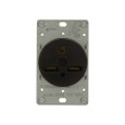 Cooper Wiring Devices Three-Phase Power Receptacle, Glass-Filled Nylon