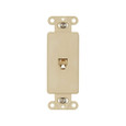 Cooper Wiring Devices 4-Conductor RJ11/RJ14 Telephone Jack Decorator Insert