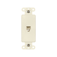 Cooper Wiring Devices 4-Conductor RJ11/RJ14 Telephone Jack Decorator Insert