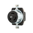 Cooper Wiring Devices 50A Non-NEMA Locking Receptacle, Two-Pole Three-Wire