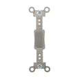 Cooper Wiring Devices Toggle Sub-Frame and Blank Wallplate Insert