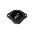 Cooper Wiring Devices Midget Locking Flanged Inlet, 15A Industrial