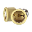 Cooper Wiring Devices Medium Base Lampholder Socket Adapter, Thermoplastic