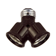 Cooper Wiring Devices Medium Base Lampholder Socket Adapter, Thermoplastic